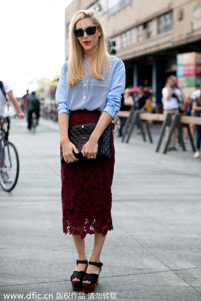 Trend watch: Lace skirts