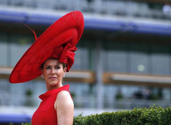 Fashionable hats at Royal Ascot horse racing festival