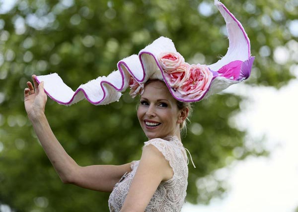 Fashionable hats at Royal Ascot horse racing festival