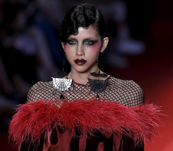 Models present creations at Sao Paulo Fashion Week