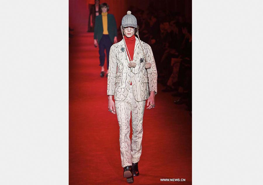 Milan Fashion Week: Gucci Men's Fall/Winter 2016/17 collection