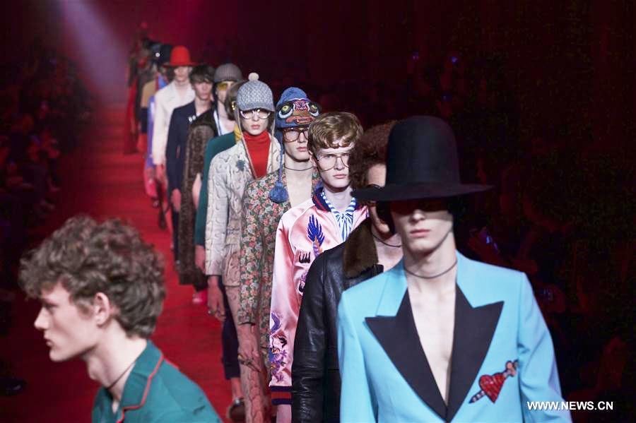 Milan Fashion Week: Gucci Men's Fall/Winter 2016/17 collection