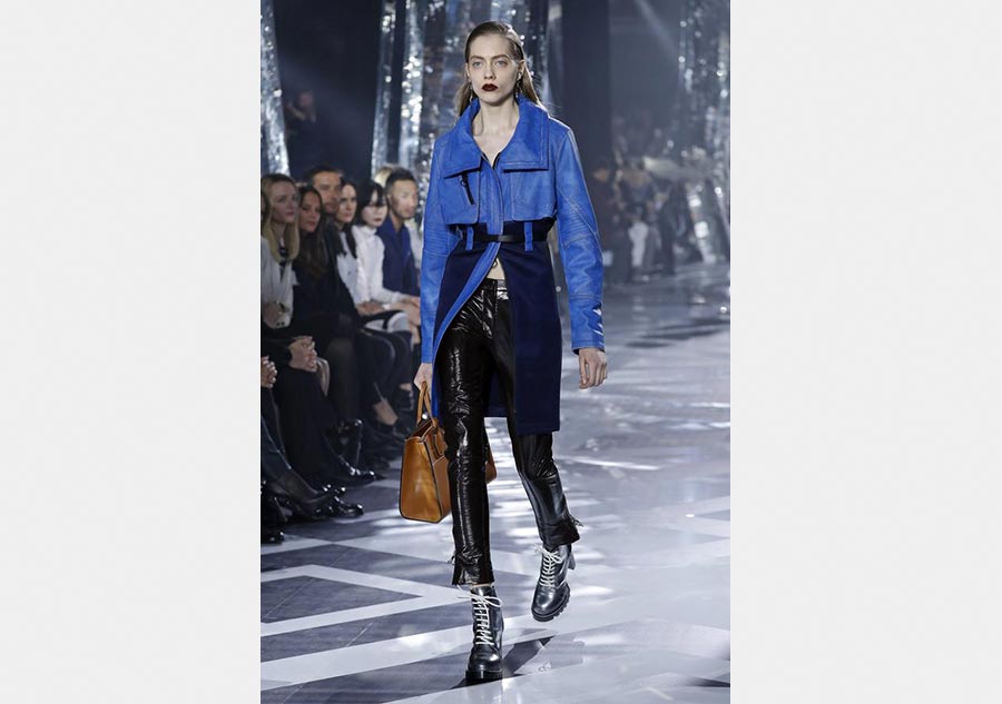 Paris Fashion Week wraps up with sporty, edgy leather from Vuitton