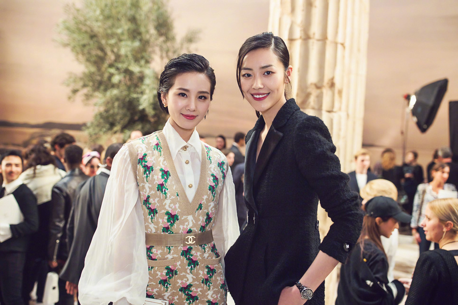 Double Liu, double the fun at Chanel Cruise show