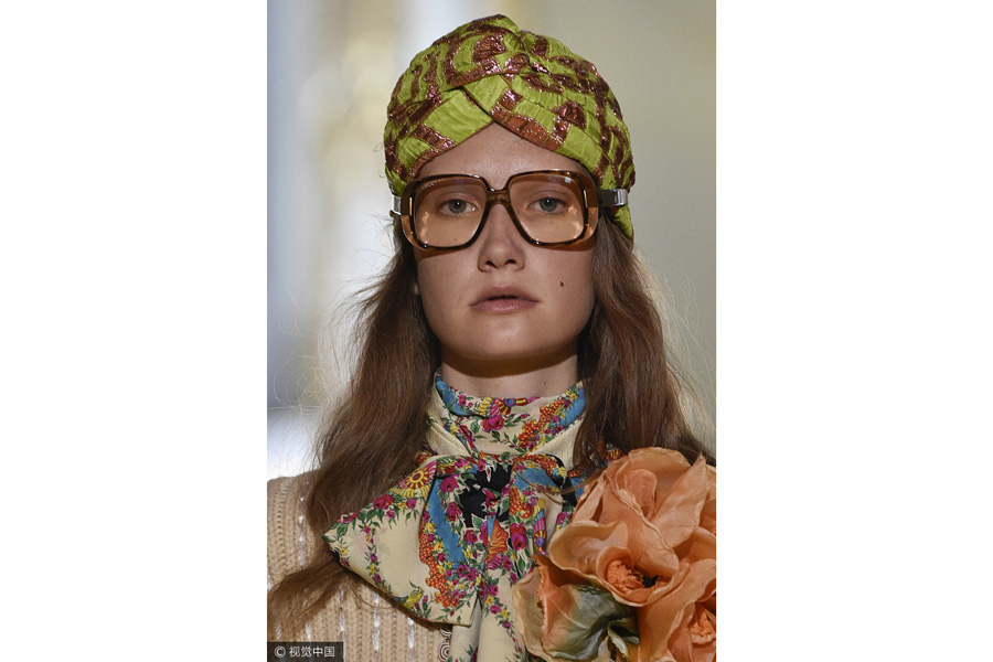 Gucci Cruise 2018 spring show: Makeup and hairstyle