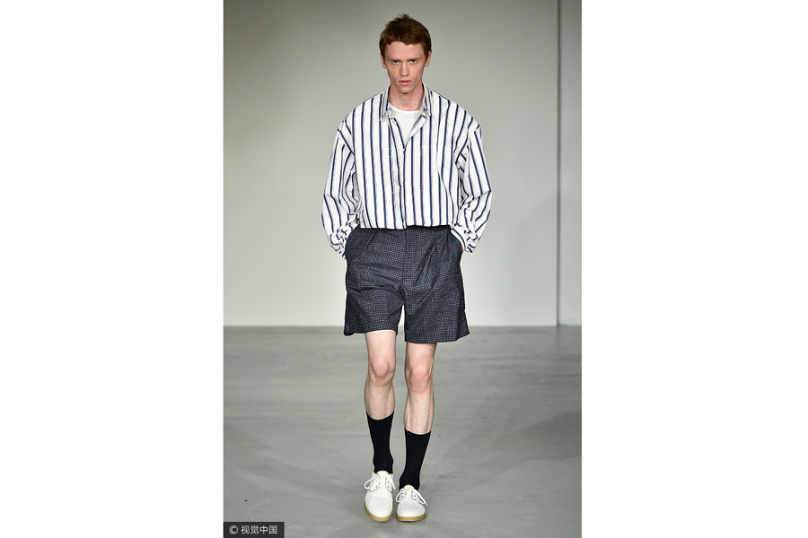 2018 London menswear fashion week:E. Tautz