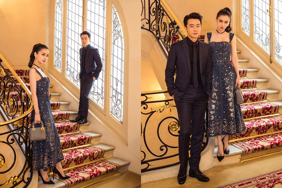 Chinese celebrities shine at the Dior fashion show in Paris