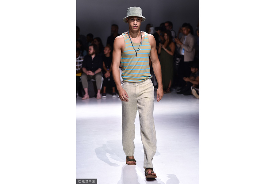 2018 New York menswear fashion show:Parke and Ronen