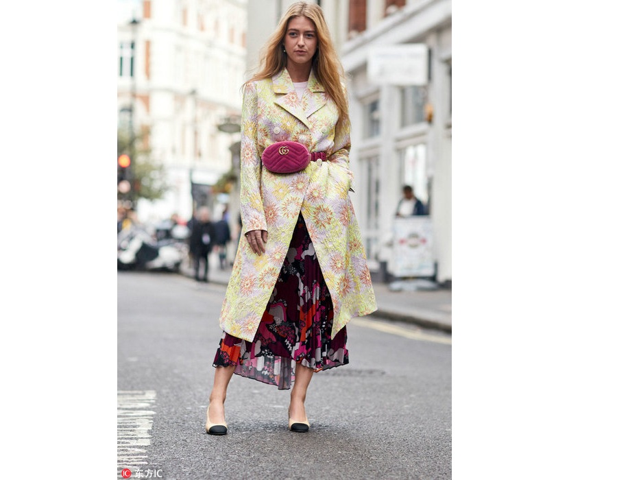 Fashion trend: Flowers bloom on overcoats this winter