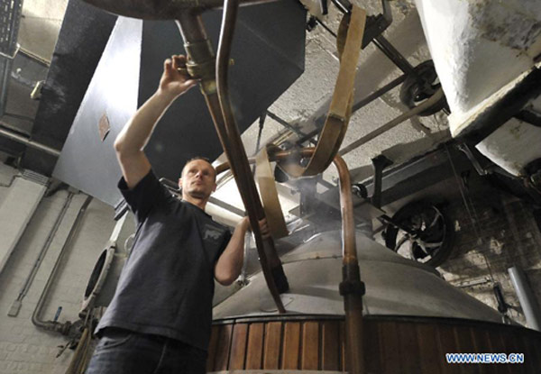 Traditional beer brewer Cantillon in Belgium