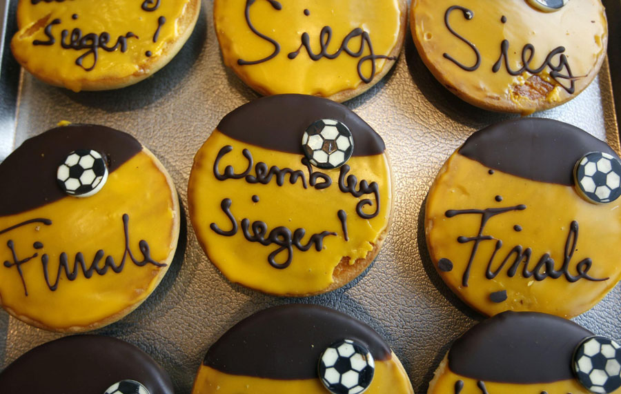 'Wembley winner' pastries in Dortmund