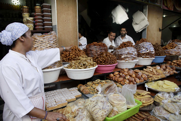 People prepare for Ramadan