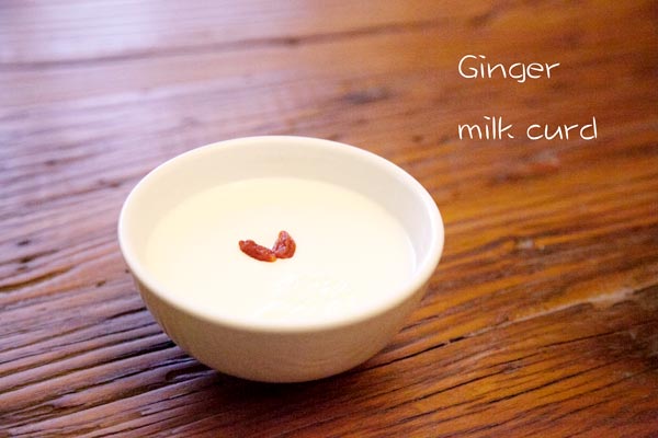 How to make ginger milk pudding