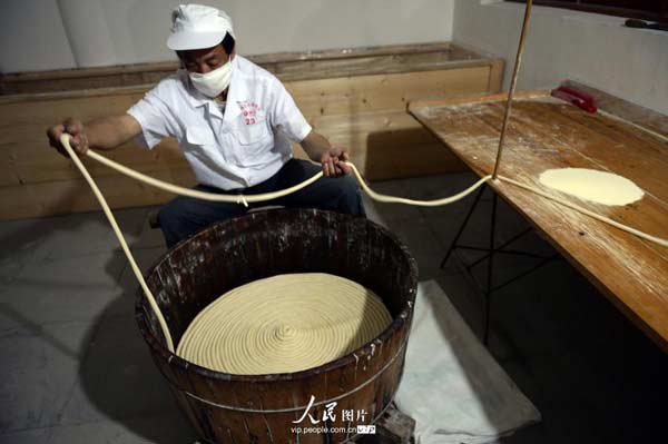 The Hakka 'Kung Fu' noodle in north Sichuan