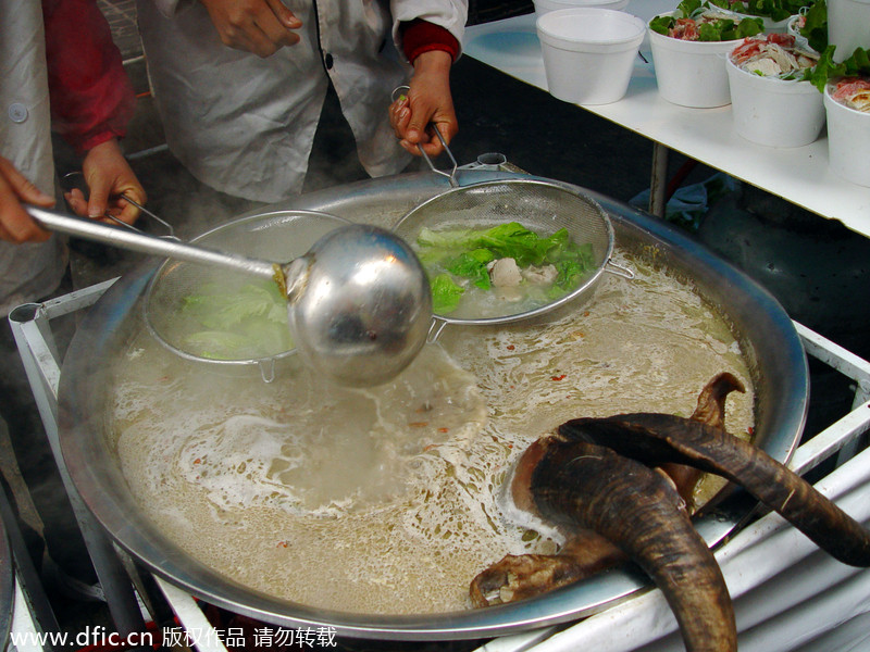 Water basin mutton in Xi'an