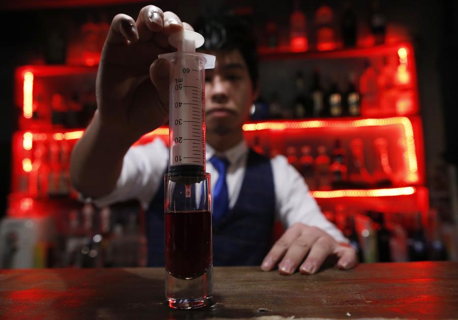 Vampire bar in Beijing