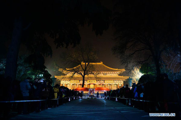 Temples in Xi'an distribute free Laba porridge