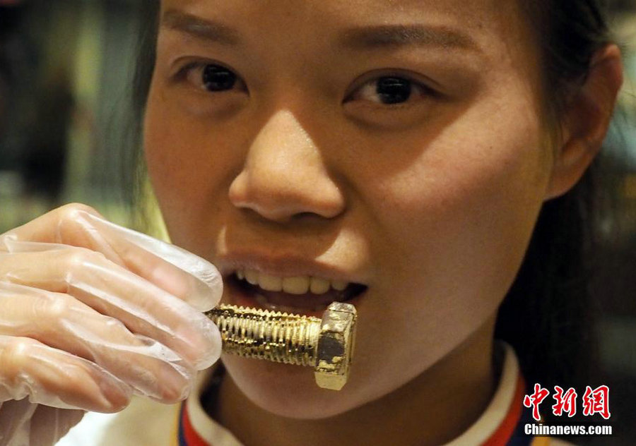 Eye-catching chocolate by Chinese chef in L.A.