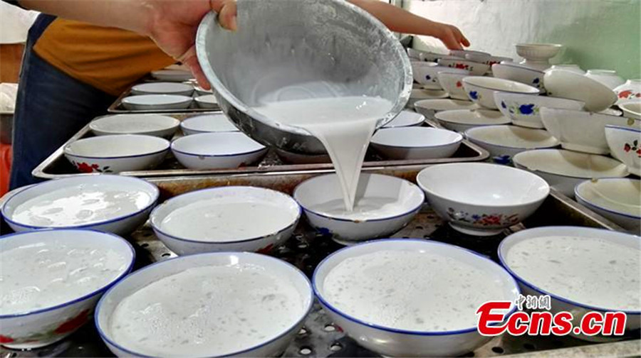 Shanxi snack: steamed buckwheat flour Wantuan
