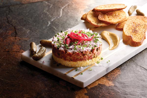 Seasonal menu: Steak tartare