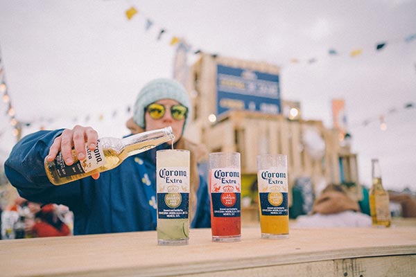 Festival celebrates drinking beer at sunset