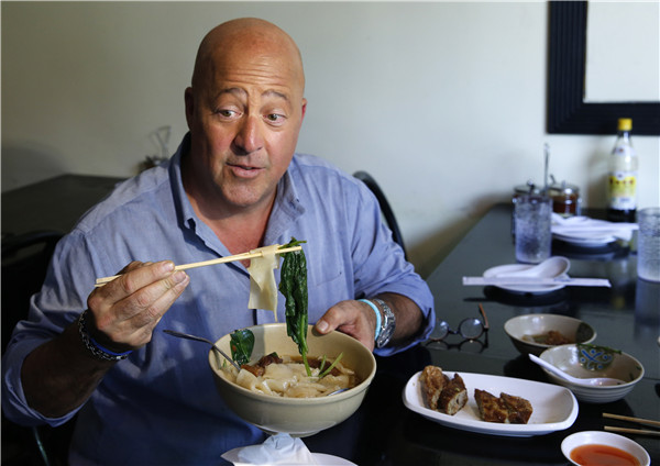 Bizarre Foods host on new program