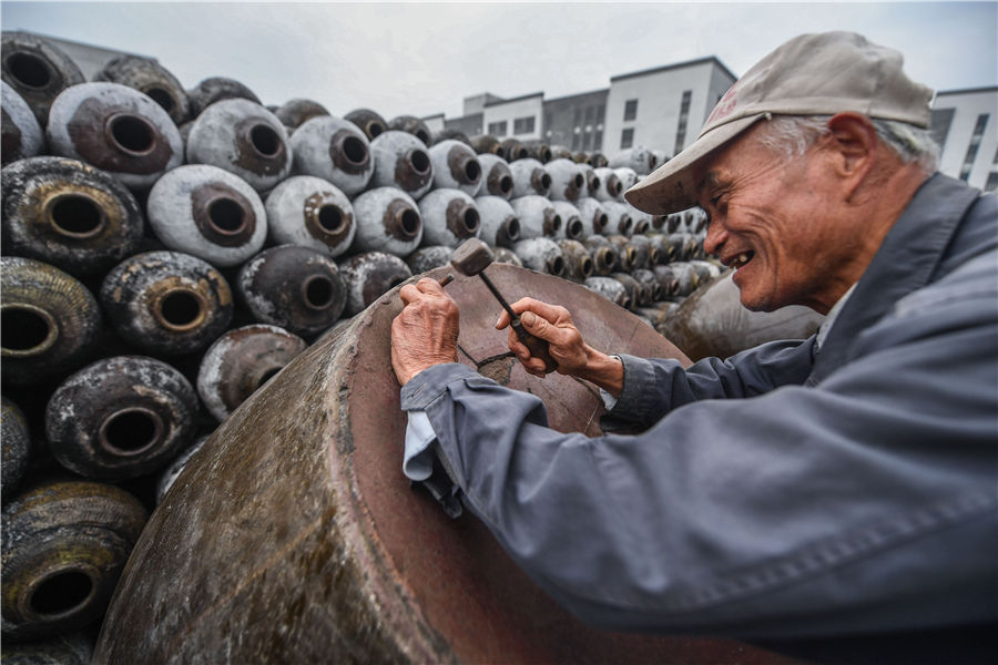 Rice wine brewing season in Shaoxing, China's Zhejiang