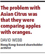 New listing rules as Citrus shares sour