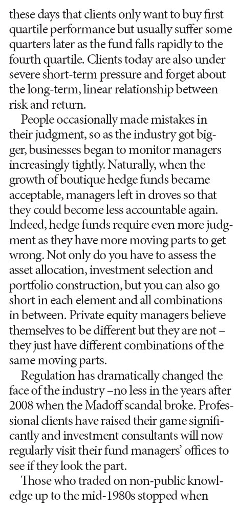 Funds management, a very crowded but dangerous trade