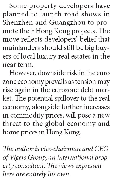 Stable outlook seen for Hong Kong's residential market