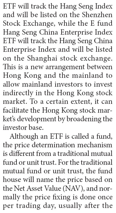 ETFs to gain popularity as more Chinese investors get on board