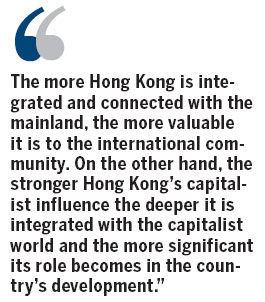 Well defined basis of HKSAR