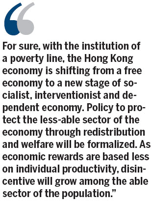 Does HK need a poverty line?