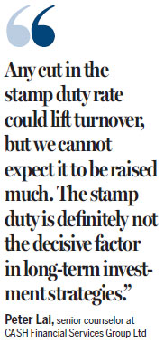 Push for reduction in stocks stamp duty