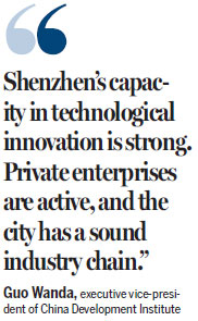 Shenzhen the 'most modern city' in Guangdong province