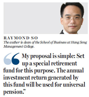 Financially sustainable fund needed to tackle pension issue