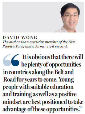 Belt and Road offers HK young people enormous opportunities