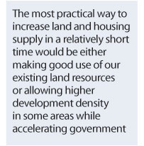 Fallow land can be tapped for residential development