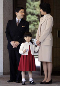 日本爱子公主长大了！家门口公开亮相