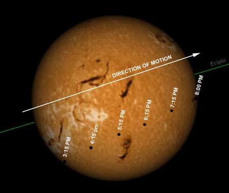 21世纪第二次水星凌日奇观下月上演（图）