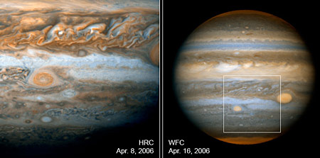 科学家发现木星小圆斑正由白变红(图)