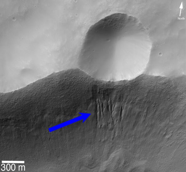 NASA发现火星近7年有水流过 移民外星梦想更近一步