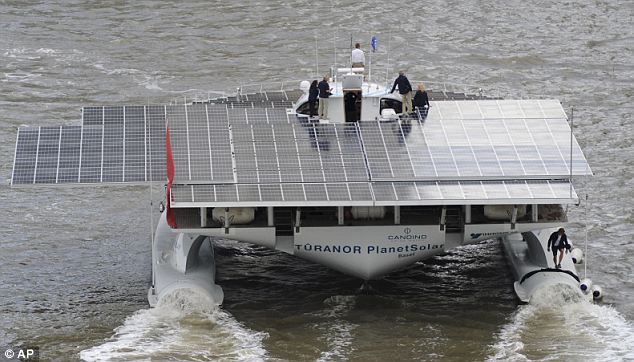 世界最大全太阳能游艇成功完成环球航行 历时20个月
