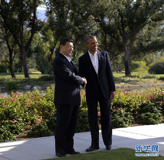 习近平同美国总统奥巴马举行中美元首会晤