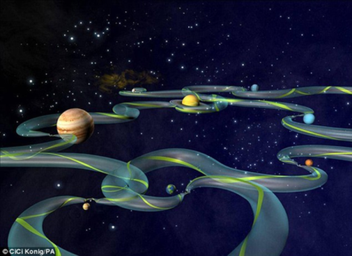 太阳系中任你行！美科学家绘出“星际高速公路”图