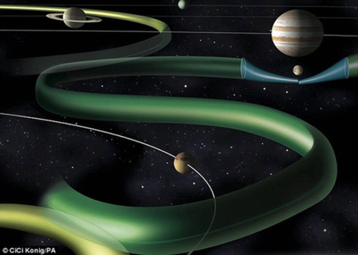 太阳系中任你行！美科学家绘出“星际高速公路”图