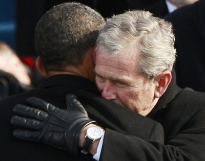 “回家，真好”——美国第43任总统布什卸任的一天
