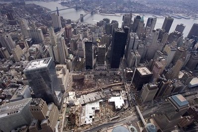 金融危机作祟 纽约世贸中心重建工作或推迟30年