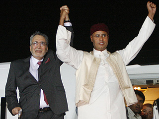 卡扎菲儿子就“释囚门”为布朗辩护 痛批英美政客