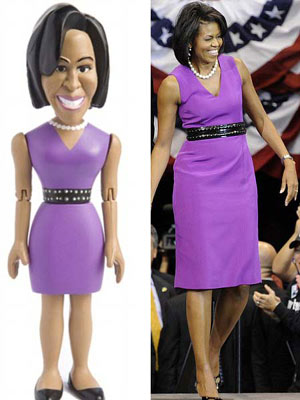 美公司推出“米歇尔玩偶” 要与“奥巴马玩偶”PK
